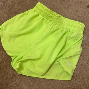 lululemon athletica Women's Bright Lime Shorts
